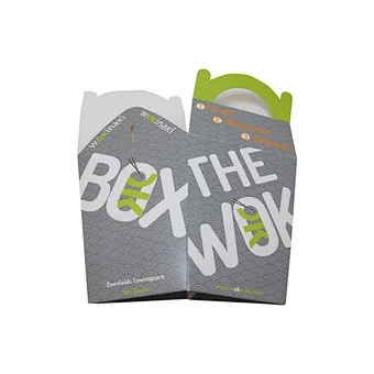 Wholesale Eco-Friendly Custom Food Packaging Box with Handles